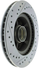 Load image into Gallery viewer, StopTech 68-69 Ford Mustang Left Slotted &amp; Drilled Brake Rotor - Front