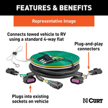 Load image into Gallery viewer, Curt 14-18 Jeep Cherokee Custom Towed-Vehicle RV Wiring Harness