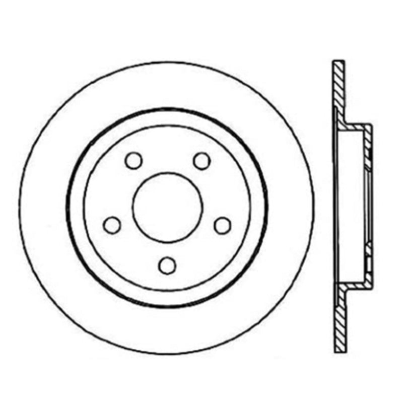 StopTech 98-04 Cadillac Seville Cryo-Stop Rear Premium Rotor