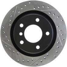 Load image into Gallery viewer, StopTech 06 BMW 325 / 07-09 BMW 328 Slotted &amp; Drilled Right Rear Rotor