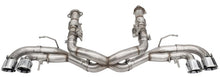 Load image into Gallery viewer, Corsa 20-25 Corvette C8 3in Xtreme Cat-Back Exhaust 4.5in Pol Quad Tips - Integrates stock AFM Valve