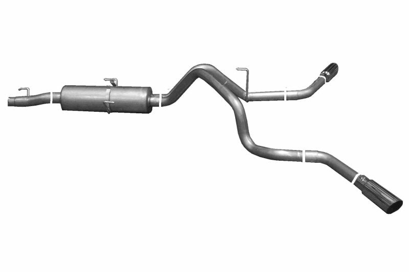 Gibson 02-05 Dodge Ram 1500 SLT 4.7L 2.5in Cat-Back Dual Extreme Exhaust - Stainless
