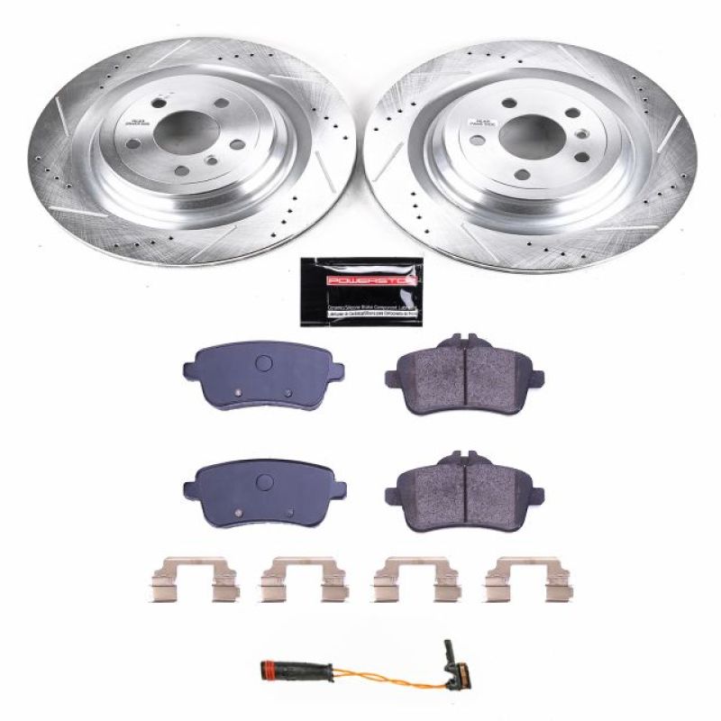 Power Stop 13-16 Mercedes-Benz GL350 Rear Z23 Evolution Sport Brake Kit