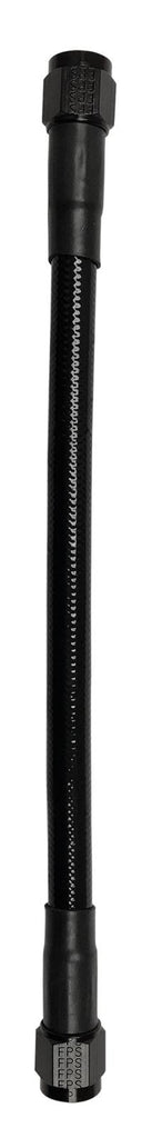 Fragola -6AN Ext Black PTFE Hose Assembly Straight x Straight 42in