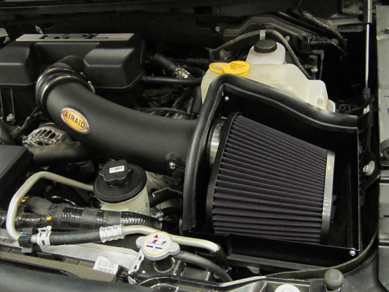 Airaid 10-14 Ford SVT Raptor / 11-13 F-150 6.2L CAD Intake System w/ Tube (Dry / Black Media)