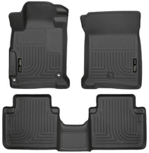 Load image into Gallery viewer, Husky Liners 2013 Honda Accord WeatherBeater Black Front &amp; 2nd Seat Floor Liners (4-Door Sedan Only) - GTR Auto