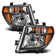 Load image into Gallery viewer, ANZO 2005-2008 Nissan Pathfinder Crystal Headlight  Black Amber