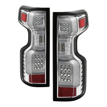 Load image into Gallery viewer, Spyder Chevy Silverado 19-20 (Do Not Fit Halogen Model) LED Tail Light - Chrome ALT-YD-CS19LED-C