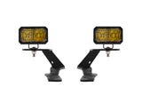 Diode Dynamics 19-21 Ford Ranger Stage Series 2in LED Ditch Light Kit - Yellow Pro Combo