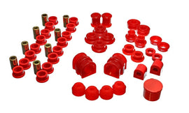 Energy Suspension 91-02 Saturn S Series Coupe/Sedan/Wagon Red Hyper-Flex Master Bushing Set - GTR Auto