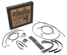Load image into Gallery viewer, Burly Brand 97-99 H-D Control Kit 13in Bagger Bar - Stainless Steel