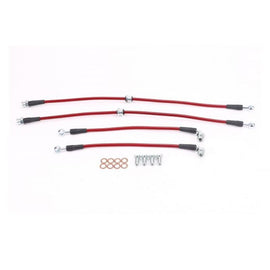Power Stop 03-06 Mitsubishi Lancer Front & Rear SS Braided Brake Hose Kit