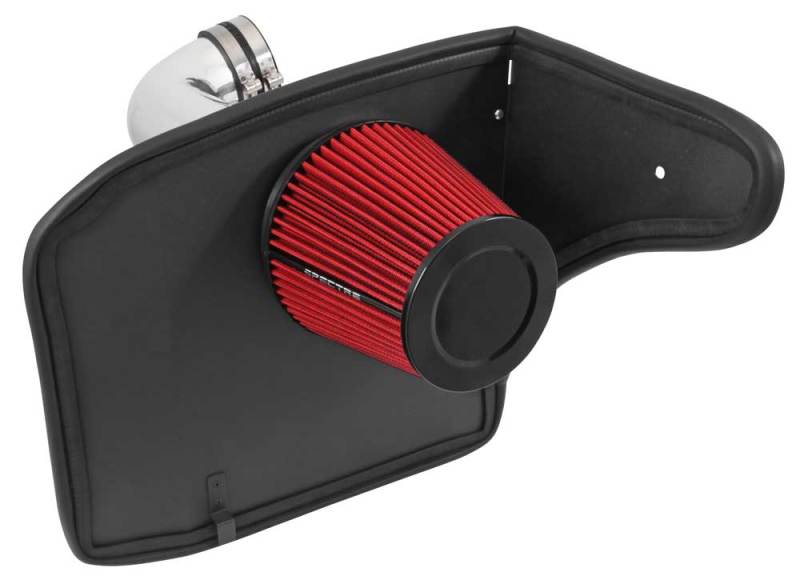 Spectre 10-12 Chevy Camaro V8-6.2L F/I Air Intake Kit - Clear Anodized w/Red Filter