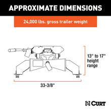 Load image into Gallery viewer, Curt A25 5th Wheel Hitch w/Ford Puck System Legs