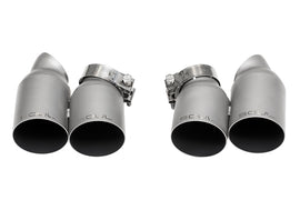 SOUL 13-19 Porsche 991.1 / 991.2 Turbo Bolt On Exhaust Tips - Straight Cut (Signature Satin)
