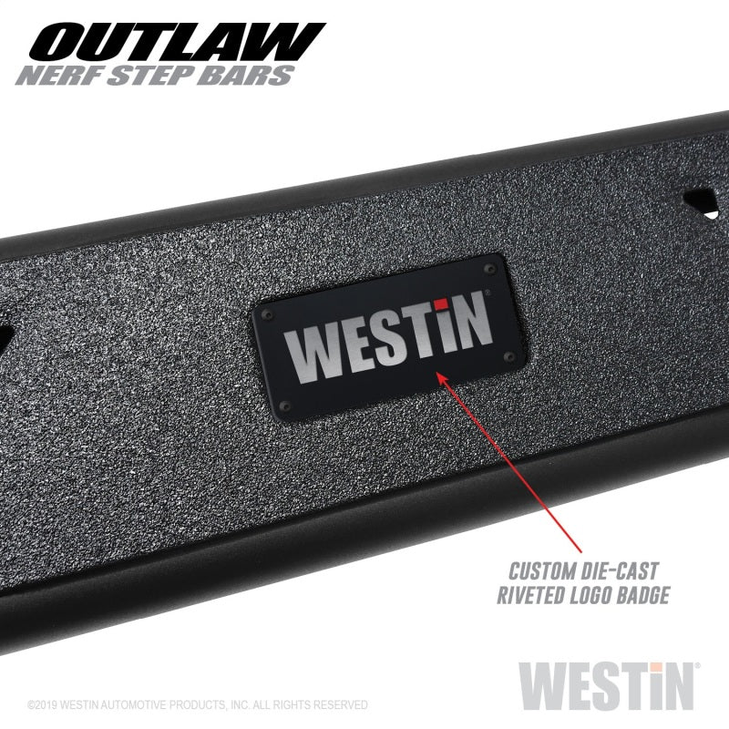 Westin 15-19 Chevrolet/GMC Colorado/Canyon Crew Cab Outlaw Nerf Step Bars