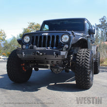 Load image into Gallery viewer, Westin 07-18 Jeep Wrangler JK WJ2 Stubby Front Bumper - Tex. Blk
