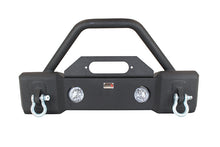 Load image into Gallery viewer, Fishbone Offroad 07-18 Jeep Wrangler JK Stubby Bumper W/Tube Guard - Black Textured Powdercoated