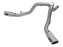 Load image into Gallery viewer, aFe LARGE Bore HD 4in Dual DPF-Back SS Exhaust w/Polished Tip 16-17 GM Diesel Truck V8-6.6L (td) LML