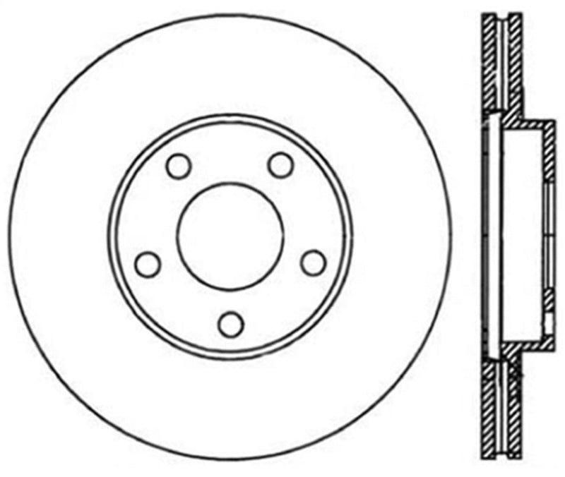 StopTech Drilled Sport Brake Rotor