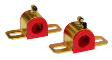 Load image into Gallery viewer, Prothane Universal 90 Deg Greasable Sway Bar Bushings - 25MM - Type B Bracket - Red