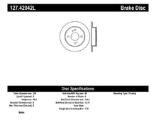 Load image into Gallery viewer, StopTech Power Slot 89-98 Nissan 240SX Slotted &amp; Drilled Left Rear Rotor