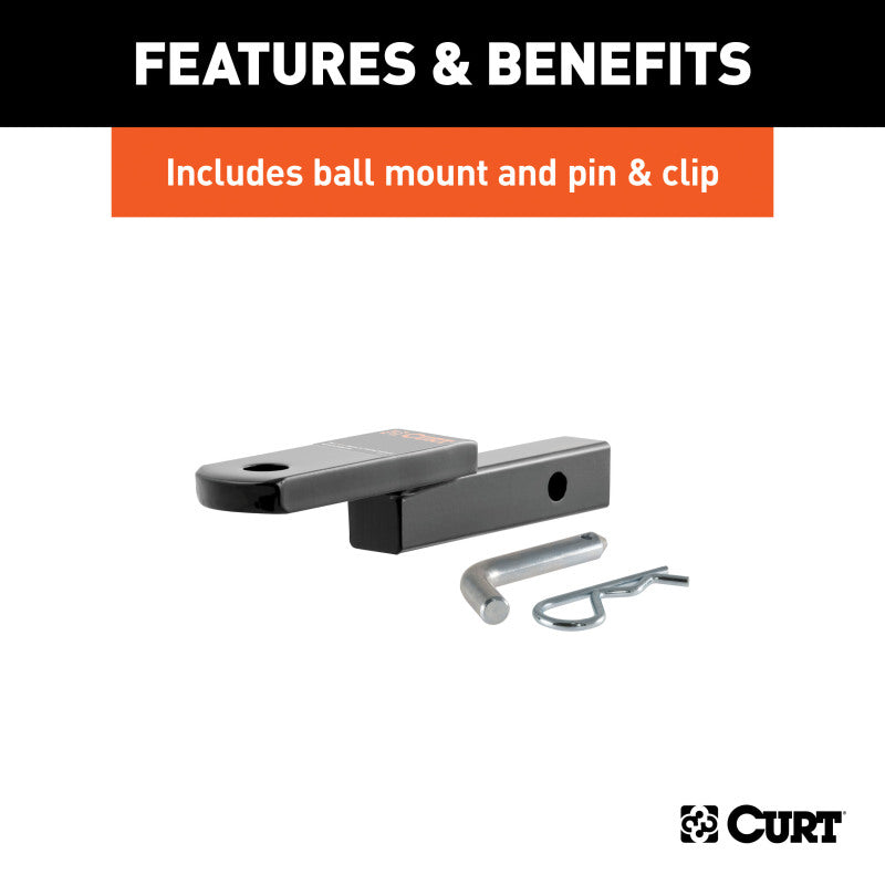 Curt 95-04 Kia Sportage Class 2 Trailer Hitch w/1-1/4in Ball Mount BOXED