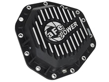 Load image into Gallery viewer, aFe Power Pro Series Rear Diff Cover Black w/Machined Fins 17-19 Ford Diesel Trucks V8-6.7L w/ Oil