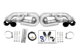 SOUL 12-16 Porsche 991.1 Carrera Base / S / GTS (w/ PSE) Valved Perf. Exhaust - Blk Chrome Tips - VC