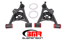 Load image into Gallery viewer, BMR 94-04 Mustang Lower Non-Adj. A-Arms (Poly) w/ Tall Ball Joint / Spring Pocket - Black Hammertone - GTR Auto