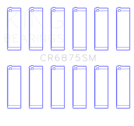King Engine Bearings BMW N52 B25/B30 & N53 B25/B30 3.0L Connecting Rod Bearing Set - Size STD - GTR Auto