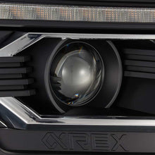 Load image into Gallery viewer, AlphaRex 12-15 Toyota Tacoma LUXX LED Projector Headlights Plank Style Black w/DRL