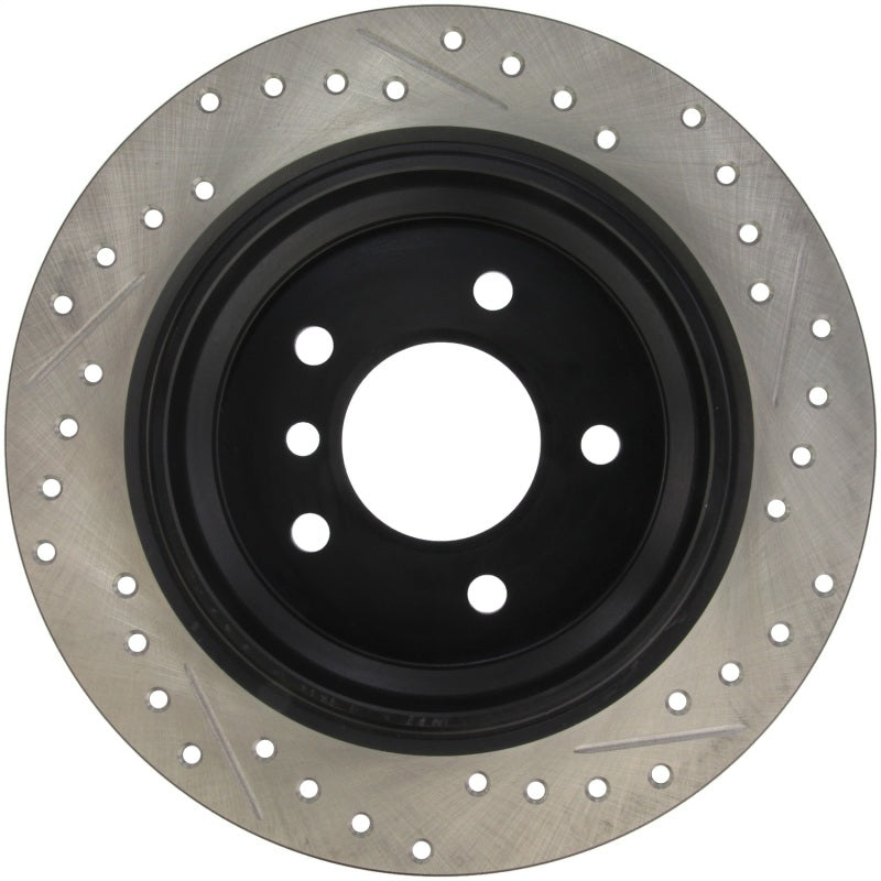 StopTech 01-03 BMW 525/530 Series / 96-03 540i / 96-00 528 Series Slotted&Drilled Right Rear Rotor