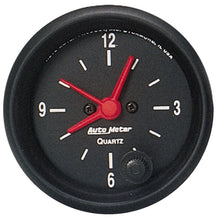 Load image into Gallery viewer, Autometer Z Series 52mm Electric Clock