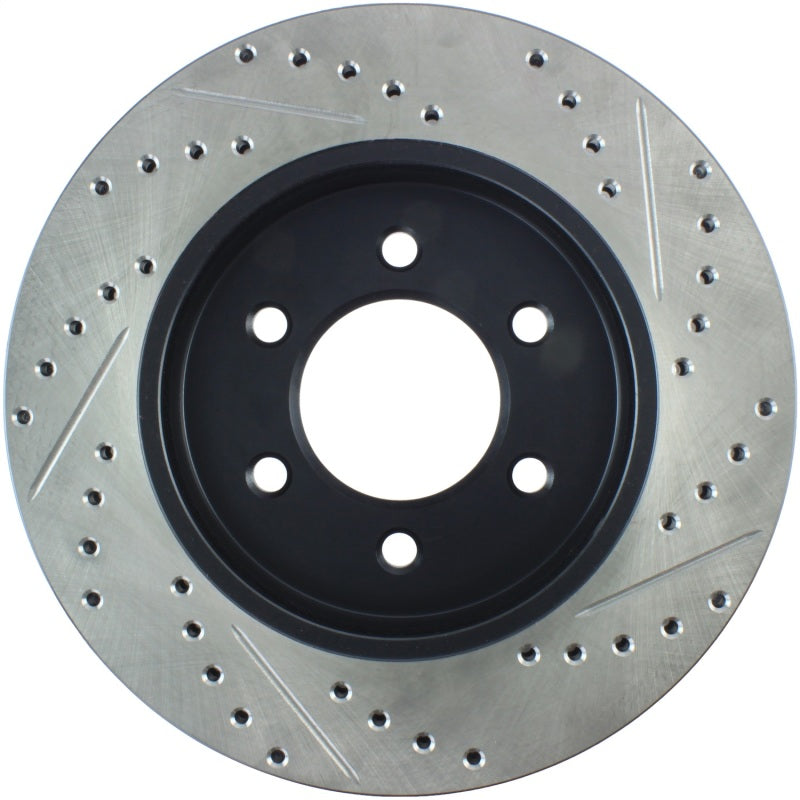 StopTech 04-09 Ford F150 / 06-08 Lincoln Mark LT Front Right Slotted & Drilled Rotor