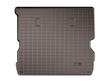 Load image into Gallery viewer, WeatherTech 2017+ Land Rover Discovery Cargo Liners - Cocoa (w/ 4 Zone Climate Control)