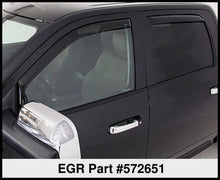 Load image into Gallery viewer, EGR 09+ Dodge Ram Pickup Quad Cab In-Channel Window Visors - Set of 4 (572651)