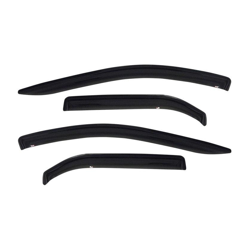 Westin 2006-2010 Hummer H3 Wade Slim Wind Deflector 4pc - Smoke