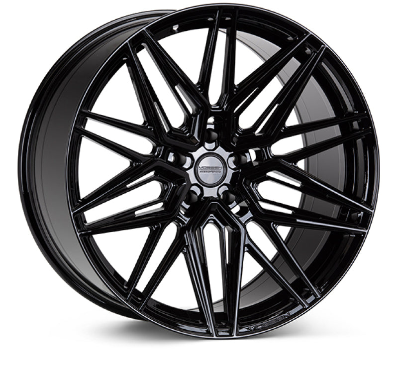 Vossen HF-7 22x10.5 / 5x120 / ET38 / Deep Face / 72.56 - Gloss Black Wheel