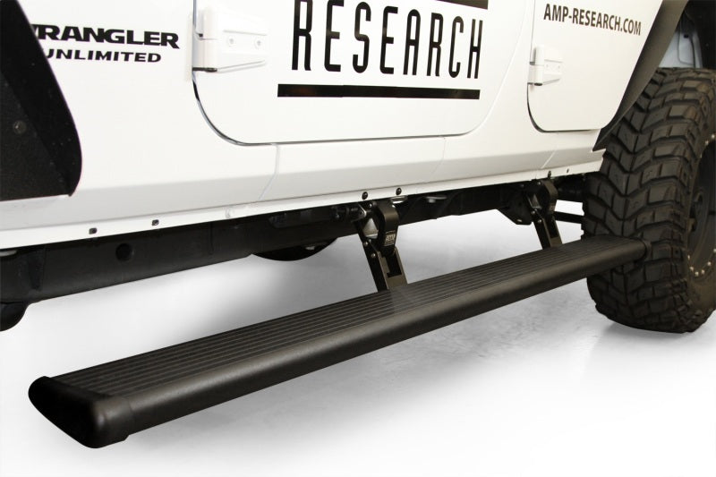 AMP Research 18-24 Jeep Wrangler JL 4DR (Excl. 4XE/Rubicon 392) PowerStep - Black - GTR Auto