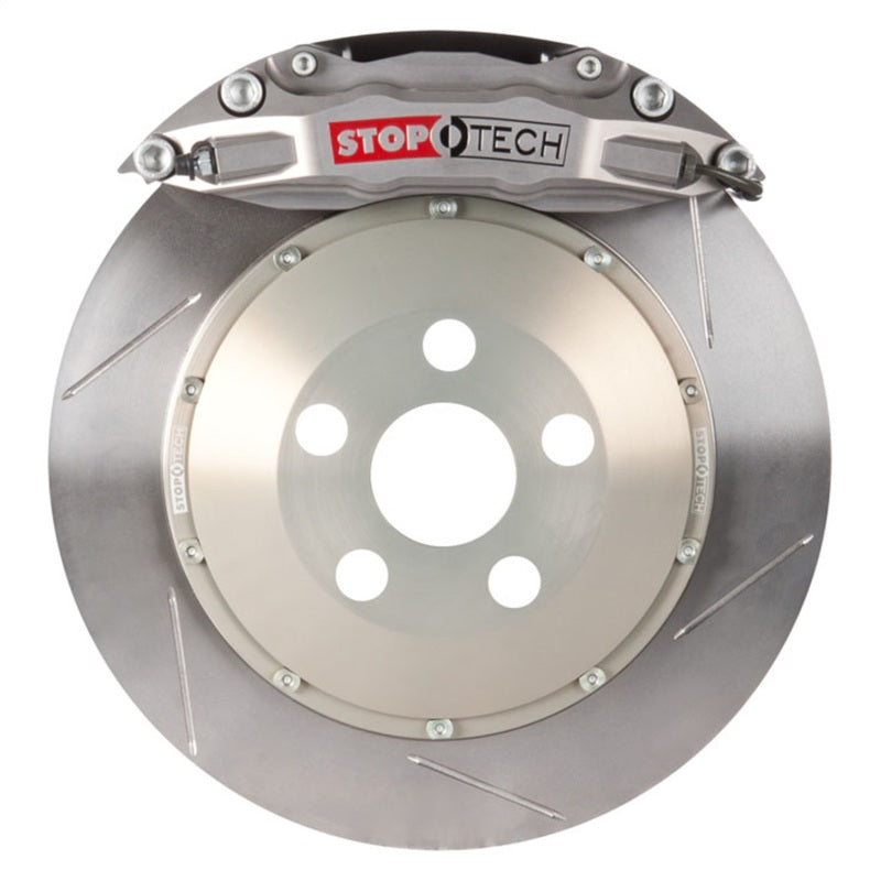 StopTech 96-98 Porsche Carrera BBK Rear Trophy Anodized ST-40 4-Piston 332x32mm Slotted Rotors