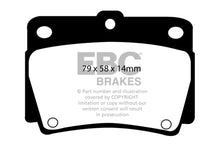 Load image into Gallery viewer, EBC 97-00 Mitsubishi Montero Sport 2.4 Greenstuff Rear Brake Pads