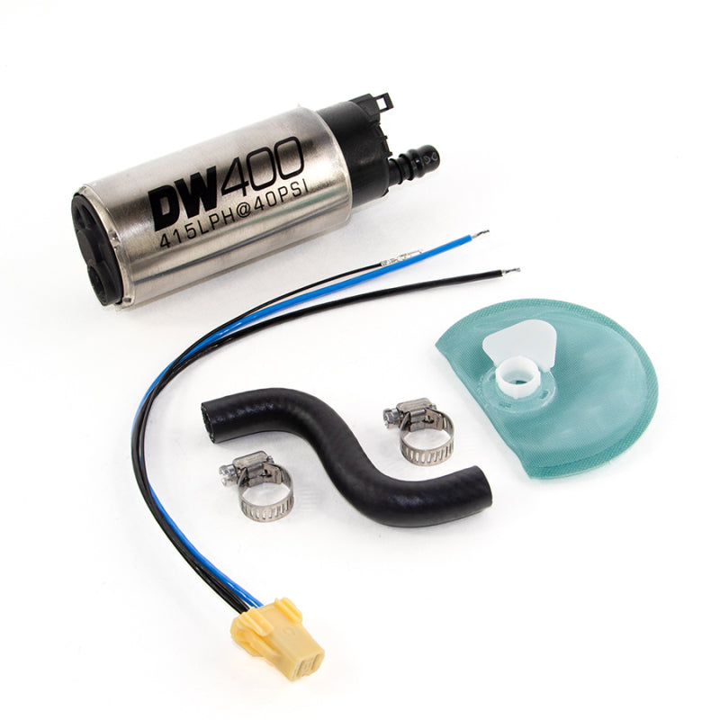 DeatschWerks 415LPH DW400 In-Tank Fuel Pump w/ 9-1044 Install Kit 85-97 Ford Mustang Cobra