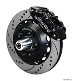 Wilwood Narrow Superlite 6R Front Big Brake Kit 14.00in SRP Drilled and Slotted Rotor - Black