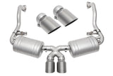 SOUL 05-08 Porsche 987.1 Cayman / Boxster Performance Exhaust - Slash Cut Titanium Tips