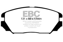 Load image into Gallery viewer, EBC 08-09 Hyundai Azera 3.3 Redstuff Front Brake Pads
