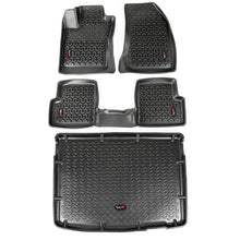 Load image into Gallery viewer, Rugged Ridge Floor Liner Front/Rear/Cargo Black 2015-2019 Jeep Renegade