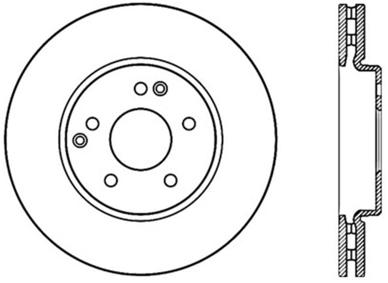 StopTech Drilled Sport Brake Rotor