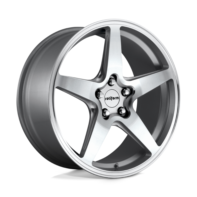 Rotiform R147 WGR Wheel 18x8.5 5x120 35 Offset - Gloss Silver