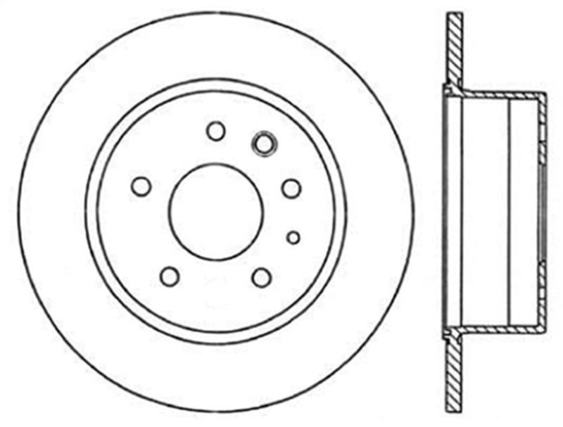 StopTech Drilled Sport Brake Rotor